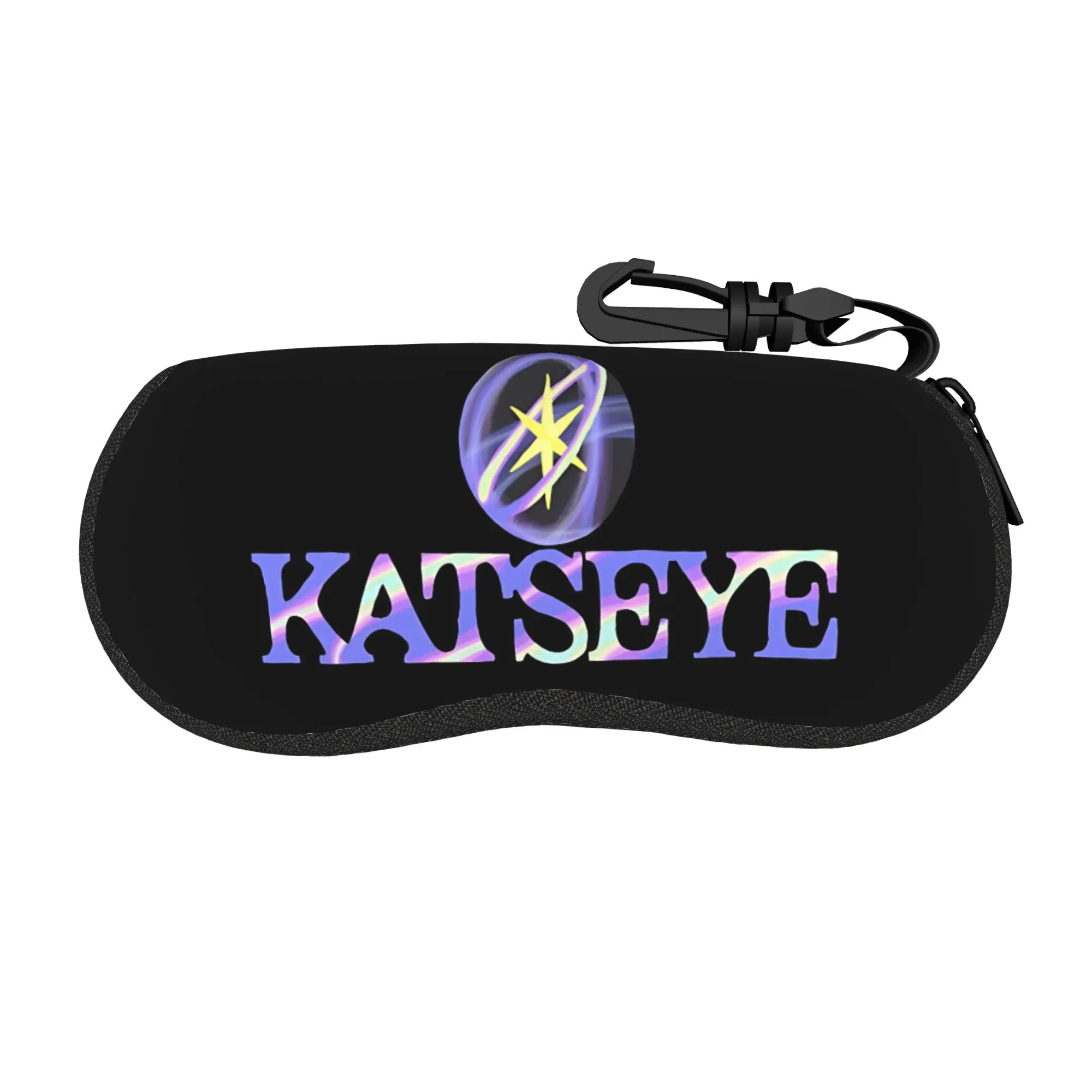 Katseye Kpop Group Merchandise Glasses Case for Girls Anti-Fall Box  Glasses Storage Box Cartoon Eyewear Container