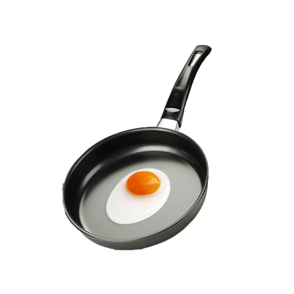 Saucepan 14/16/18cm Mini Frying Pan Non-stick Flat Bottom Omelette Pan Fast heat conduction Iron Pancake Pan Breakfast