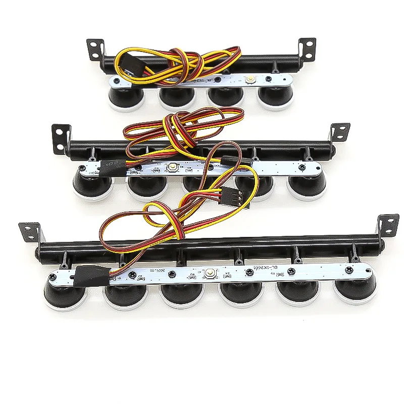 

Светодиодные лампы на крышу автомобиля с дистанционным управлением, круглые квадратные лампы стандарта Ipf для радиоуправляемого внедорожника 1/10, осевые лампы Scx10, Traxxas, Trx6, Trx4, Rgt, Rc4wd, D110