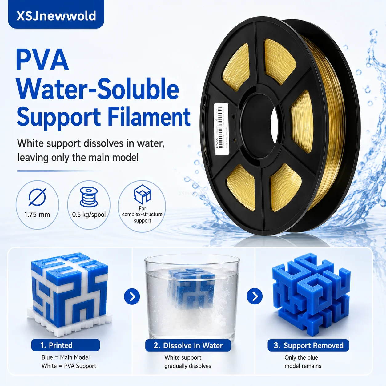 filamento-pva-idrosolubile-per-stampante-3d-175mm-30mm-materiale-di-supporto-per-stampa-fdm-dual-extruder-05kg