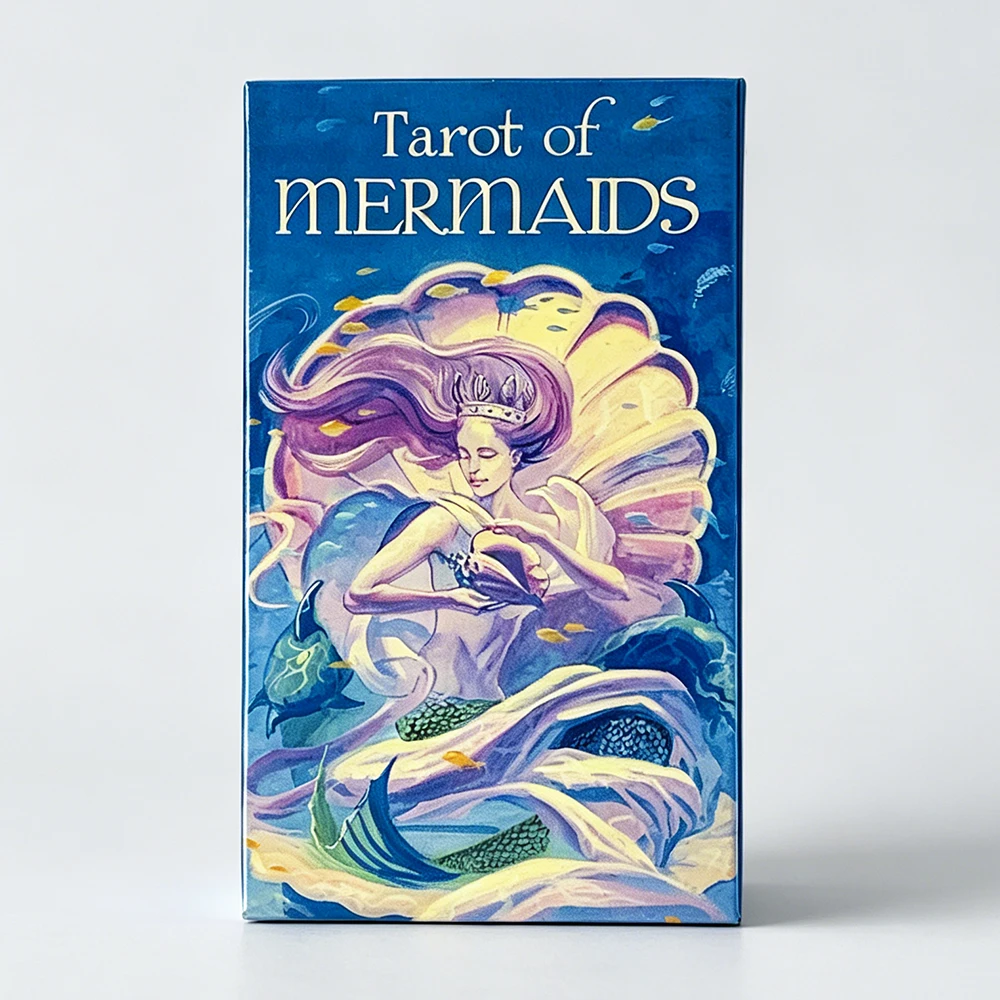 Tarot of Mermaids Tarot Cards Vibrant Illustrations Family Party Cards Game, Great For Beginners, Meditation & Party Games
