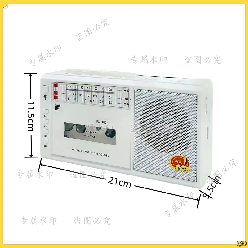 

3600BT Vintage Nostalgic Tape Tape Playback SW Recorder Bluetooth Plug-in Card Wireless Audio AM Radio