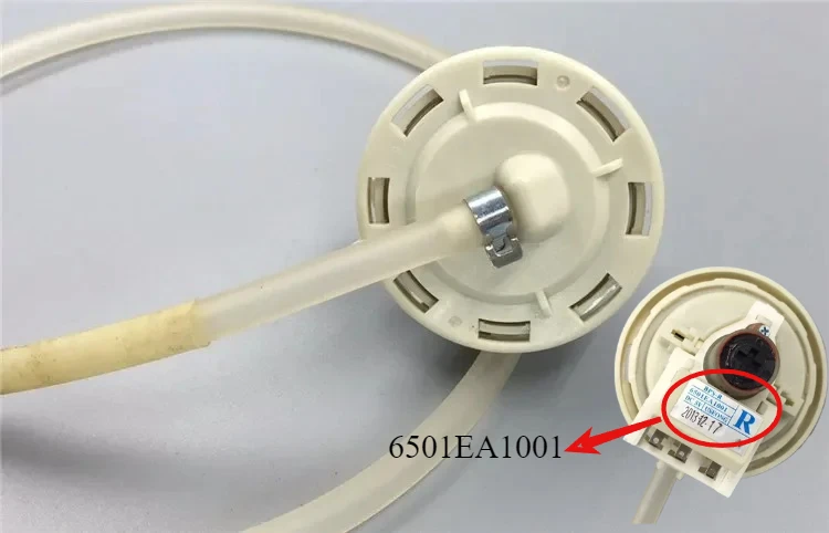 Para lavadora LG sensor de nivel  agua interruptor  nivel  agua controlador tubo  presión 6501EA1001
