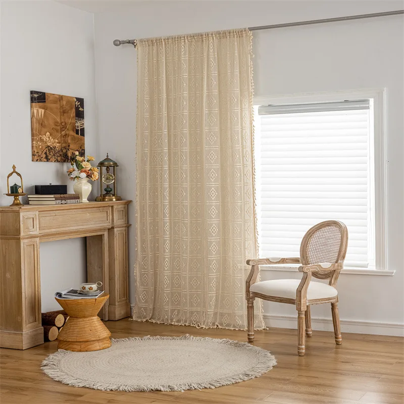 

UI685-Modern light-transmitting finished curtains