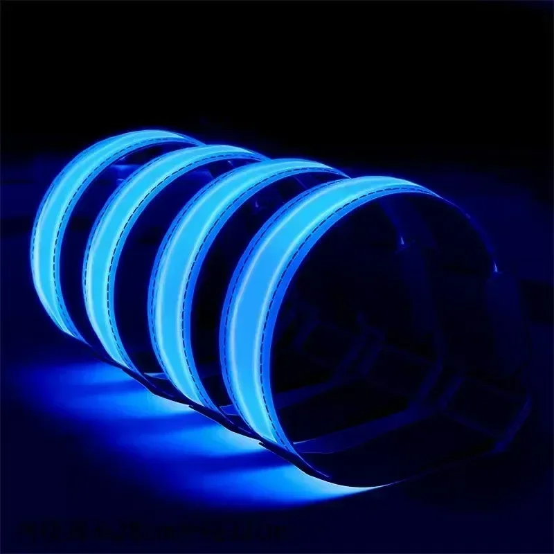 1pc LED luminous Arm Guard luminous arm strap wristband flash bracelet outdoor cycling night run safety signal light