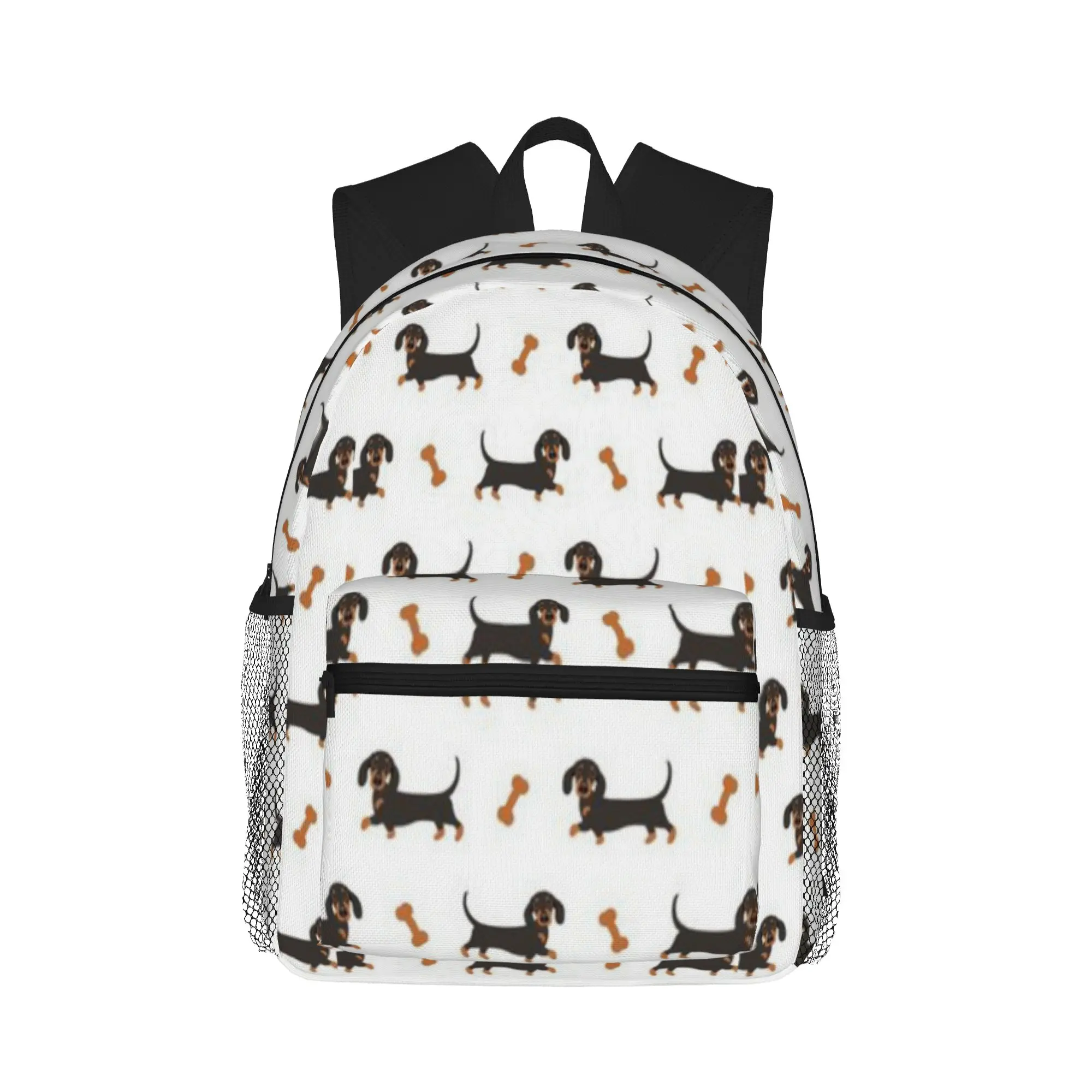 

Black and Tan Dachshund Sausage Dog Casual Backpack for Students and Adults Man backpack