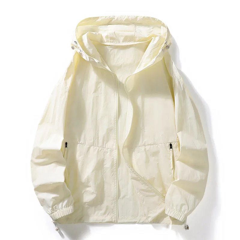 

Men's ultra-thin sun protection clothing new for summer Fashionable outdoor fishing sun protection clothing couple skin clothing