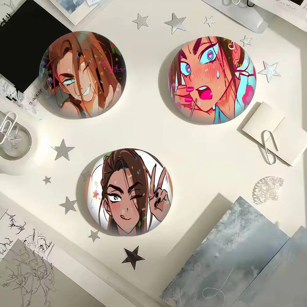 Cool Alien S-Stages Hyuna  25mm 32mm 44mm 58mm 75mm Brooches Badges Pins for Accessories Gift
