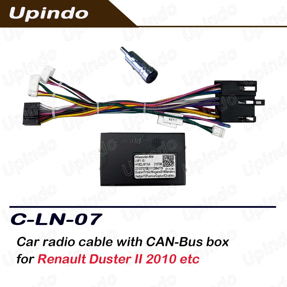 

CAN Bus Wiring Harness for Renault Duster 2 Android Head Unit | Adapter with CAN Box Decoder