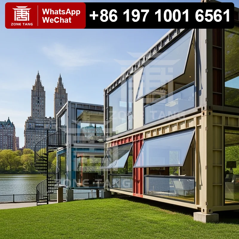 

Prebuilt Homes Safe Insulation Container Buildings Fireproof Custom Modular Homes Office Mobile House Flat Pack Home Convenient