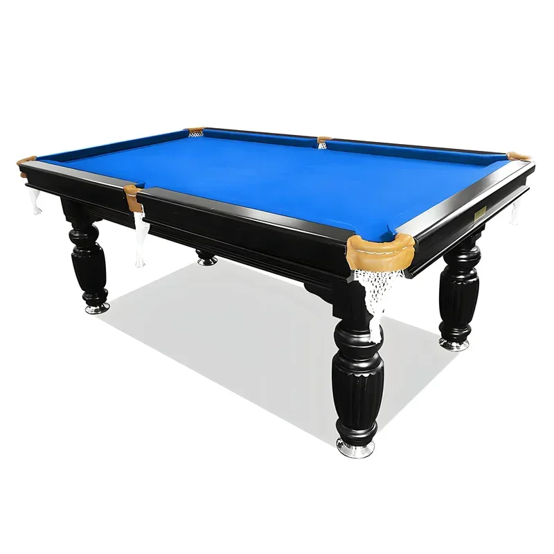 2026 American Style Chinese Black 8 Balls 7FT 8FT 9FT Slate Top Game Mini Snooker Pool Billiard Tables Solid Wood Frame