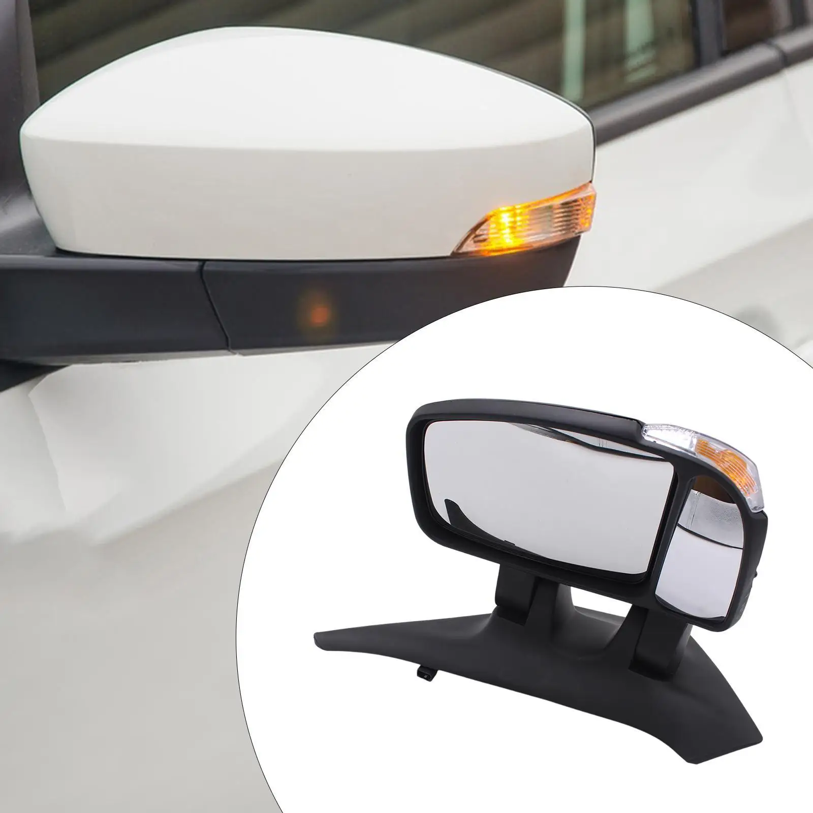 

Rearview Mirror Black for Right Side Electric Heated Compatible Sturdy Fittings
