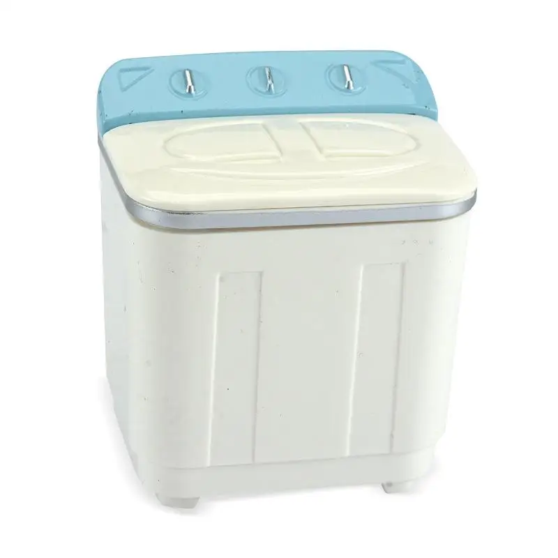 1Pcs Kid's Pretend Play Toy 1:12 Dollhouse Mini Washing Machine Model For Doll House Furniture Decoration DIY Accessories-Toy