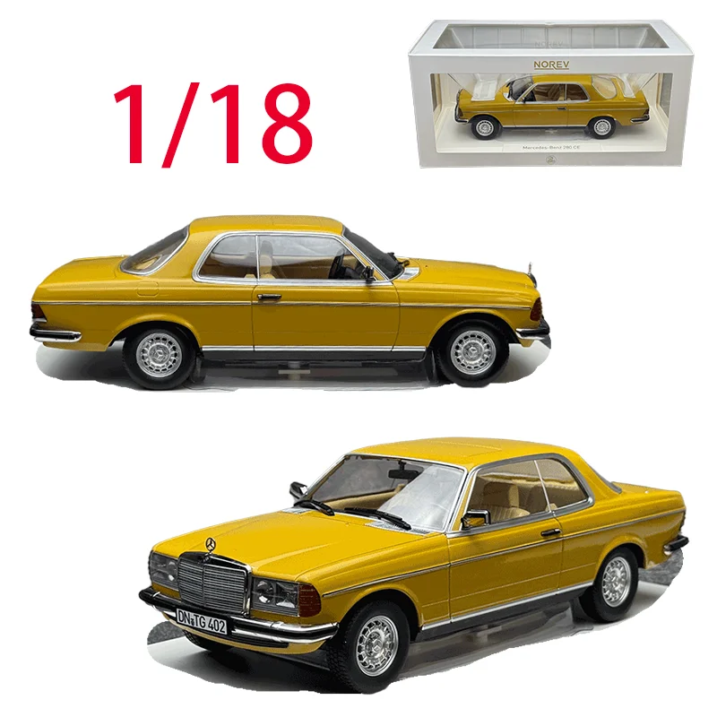 NOREV Diecast 1/18 مقياس مرسيدس بنز سبيكة سيارة نموذج مرسيدس بنز 280CE 1980 لعب المركبات لعب للبنين الصندوق الأصلي