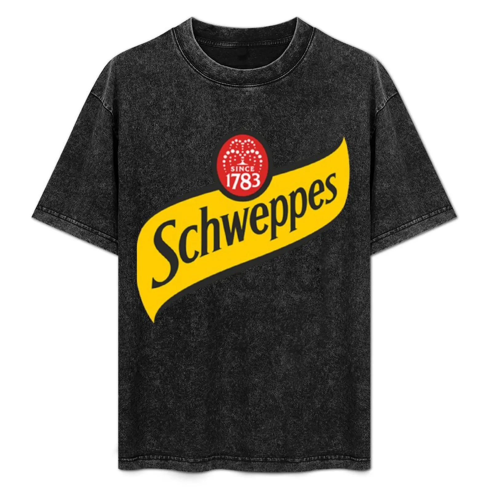 

Fabulous Schweppes Logo Classic T-Shirt Plus Size Lightweight Top