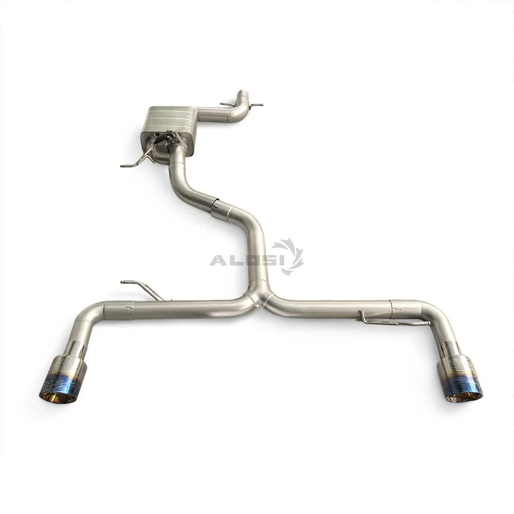 Adecuado para escape Cat Back Volkswagen Scirocco R 2.0T 2010-2017 con control de válvula