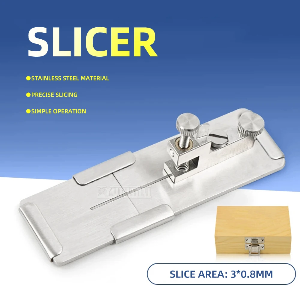 

Precision Fiber Microtome, Handheld Cutter for Microscopic Cross-Section Analysis of Textile Materials