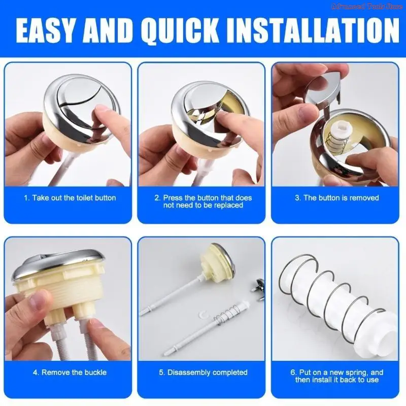 Quick Install Toilet Tanks Press Spring not Corrosion Toilet Flush Spring 40mm W91B