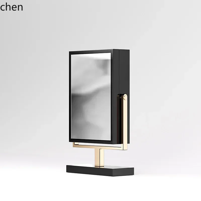 HYS Jewelry Storage Box Mirror Cabinet Jewelry Display Stand High-End Jewelry Cosmetic Packaging
