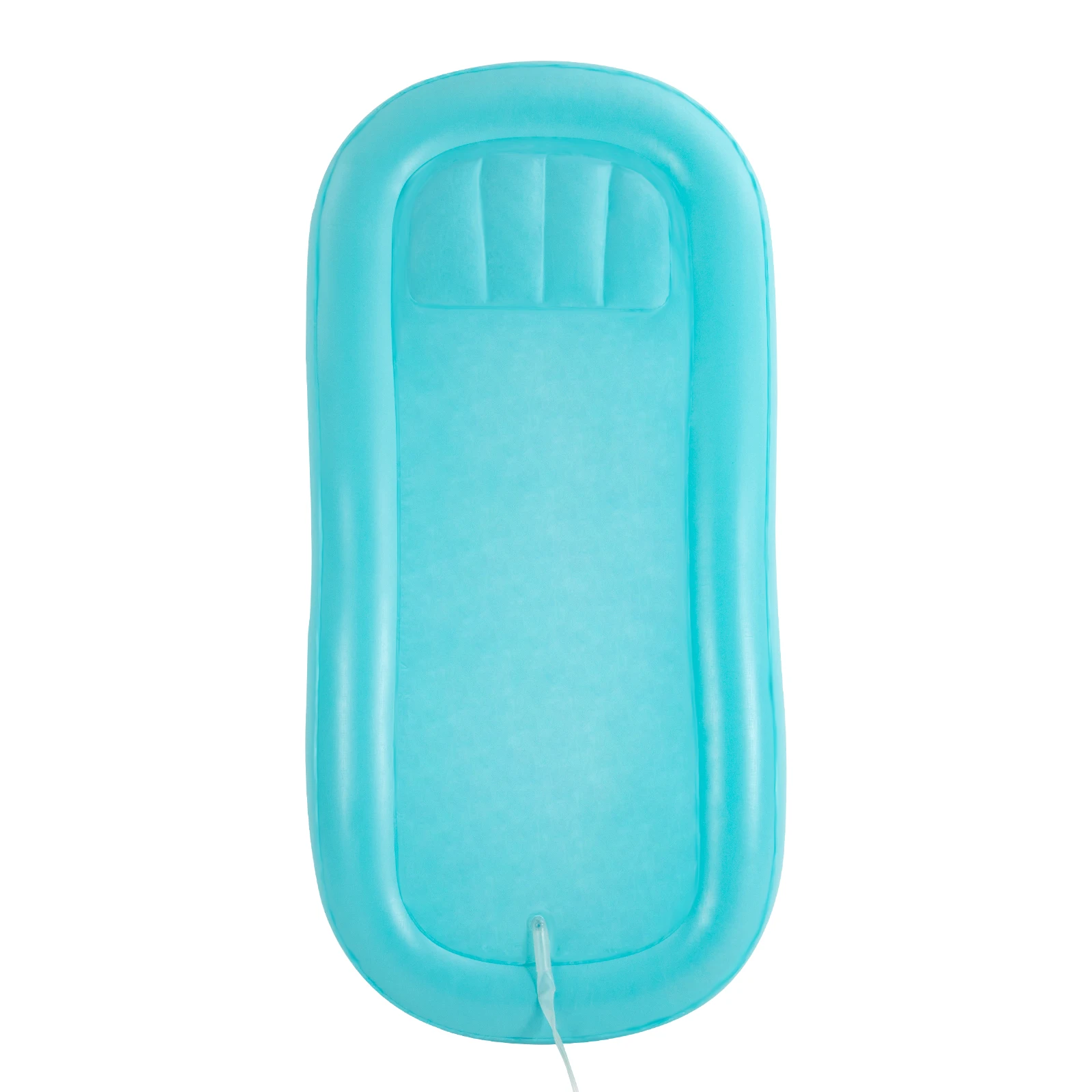 PVC Patienten-Duschbett, faltbares Patienten-Bade- und Waschbett, 8-10L Kapazität, aufblasbare Badewanne, Duschbett für Behinderte, 60s Inf – Detail 17