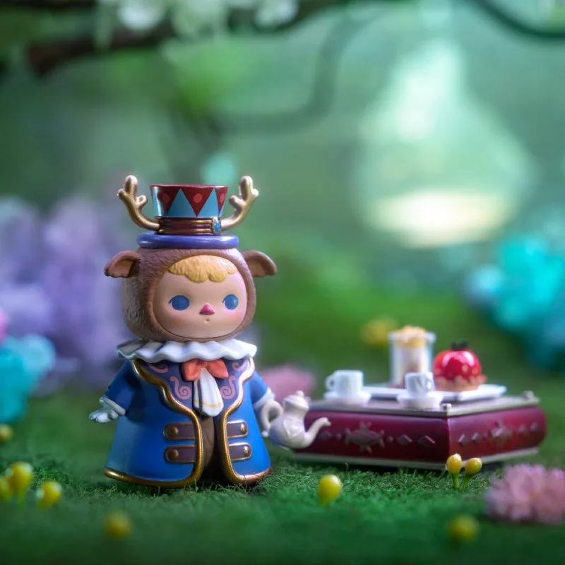 PUCKY Elf Animal Tea Party Series Tajemnicze pudełko z niespodzianką Figurki kolekcjonerskie Modne zabawki Ozdoby na biurko Dziewczyny Prezent świąteczny