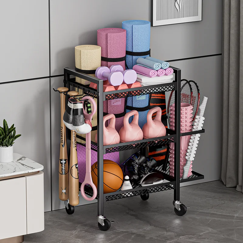 Ball storage box, rolling spor - Sports Equipment Garage Storage review and price