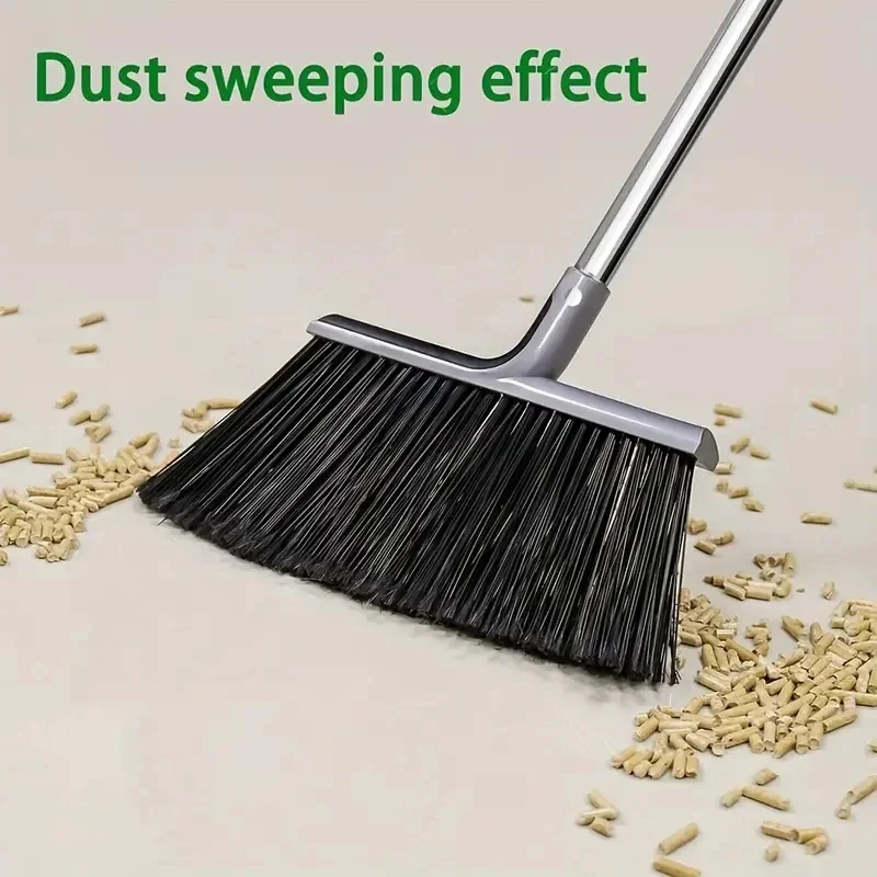 1Pcs Broom for Floor Cleaning,Heavy-Duty Commercial Broom for Sweeping Courtyard Garage Patio Indoor Home Kitchen Office