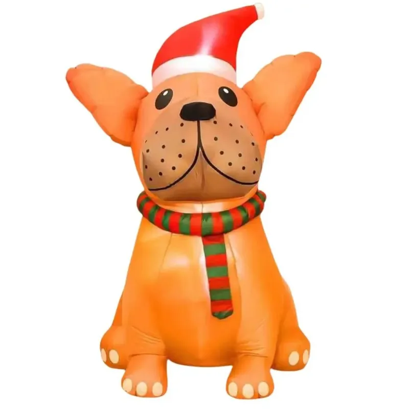 Modern Indoor/Outdoor Christmas Decorations Colored Inflatable Dogs and Polar Bears Home Decor Blow Holidays
