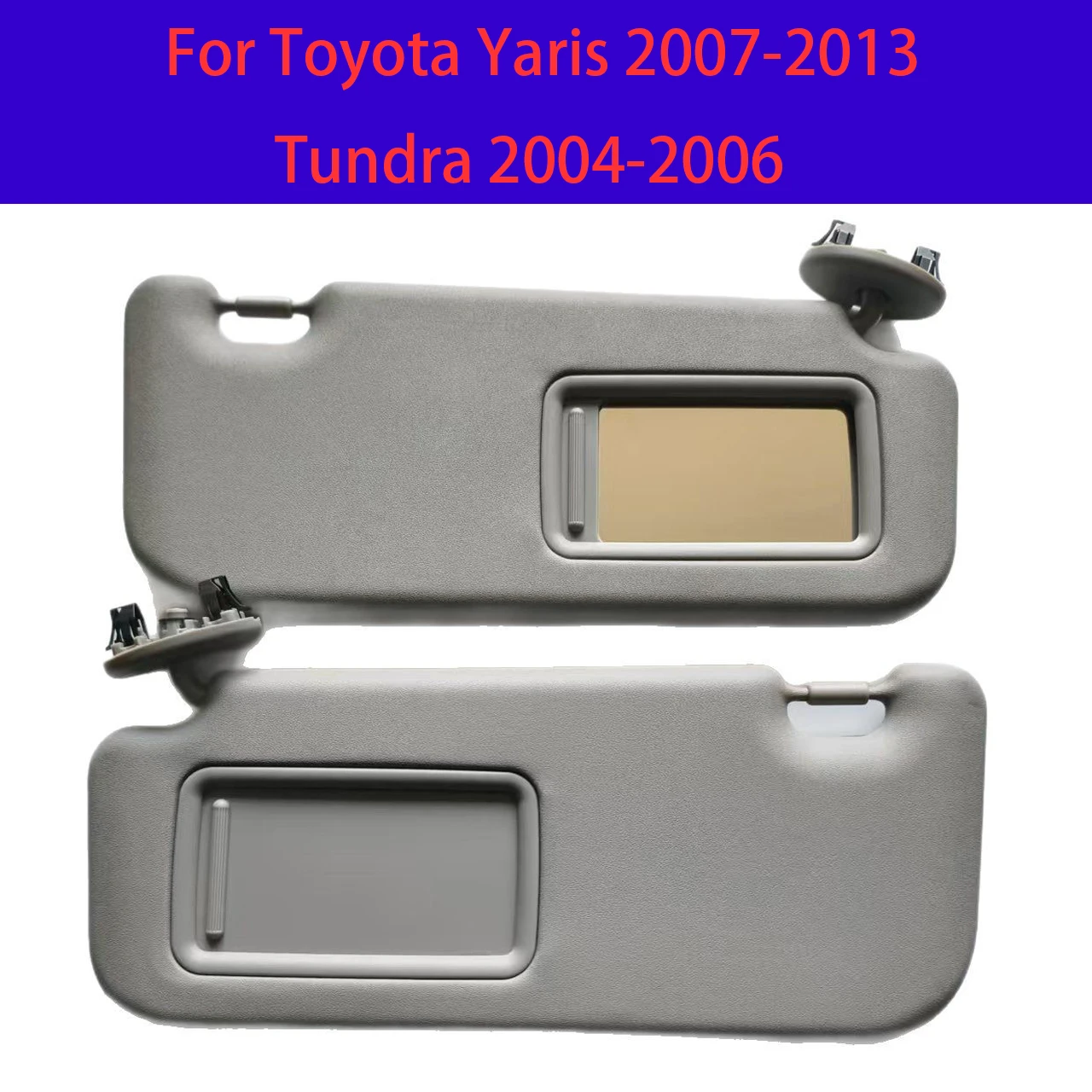 

74320-52810 For Toyota Yaris 2007-2013 Tundra 2004-2006 Car sunshade, makeup mirror, sunshade panel, light-blocking panel