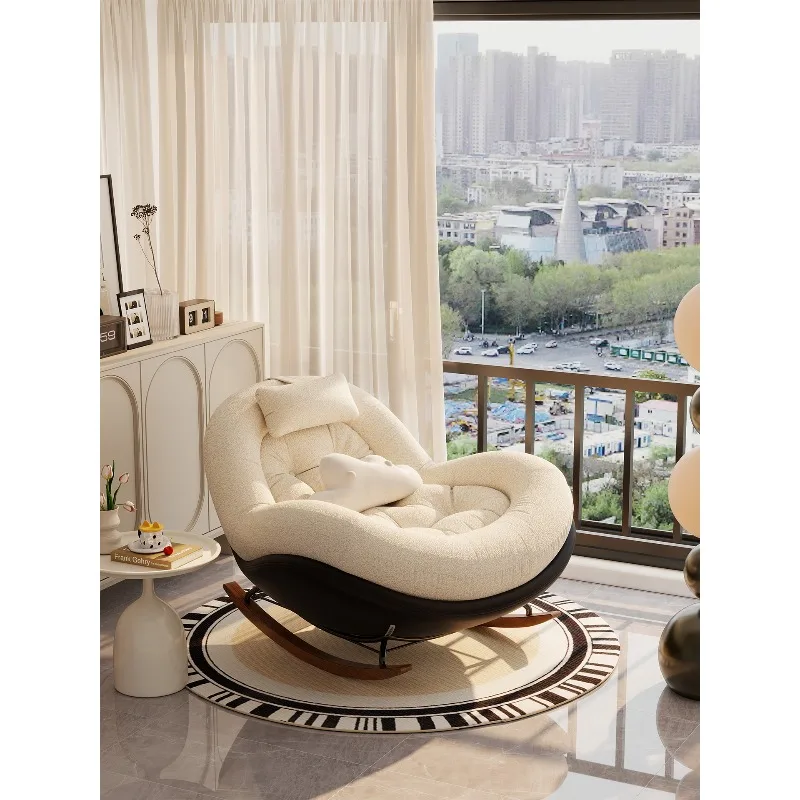 

Rocking chair Adult recliner, household balcony Leisure single living room