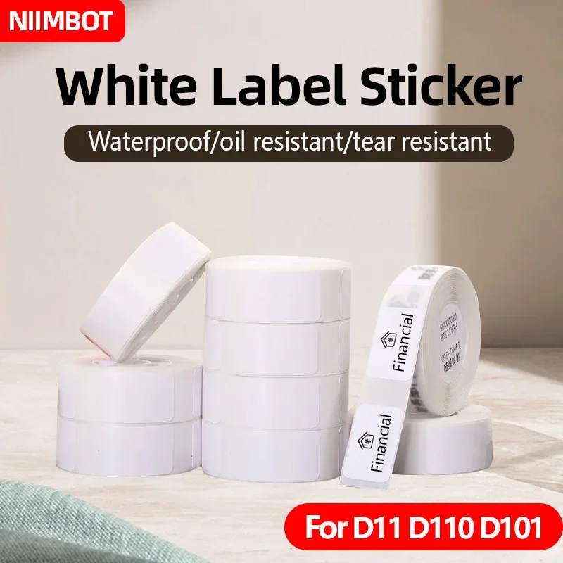 Imagem -02 - Niimbot Auto-adesivo Thermal Label Paper Preço Tag Preço Tag Adesivos Itens D11 D110 D101 h1 Vendido em Massa