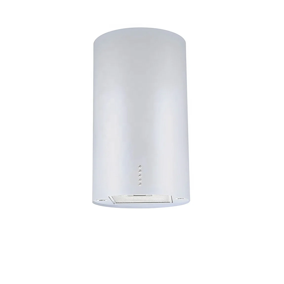 تركيب دائري لأجهزة المطبخ باللون الأبيض في شفاط نطاق جزيرة السقف مع ضوء LED