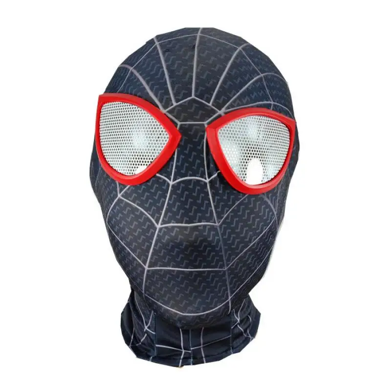 Anime Cartoon Marvel Spider-Man Role Playing Headset Miles Morales Superhero Mask Mask Party Dress Up Holiday Gift - view 3