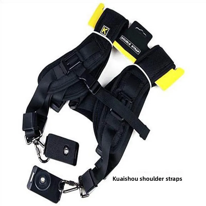 

camera Repair Partsfor DSLR Quick Release shoulder KDouble strap with Shock Absorption and Pressure Relief