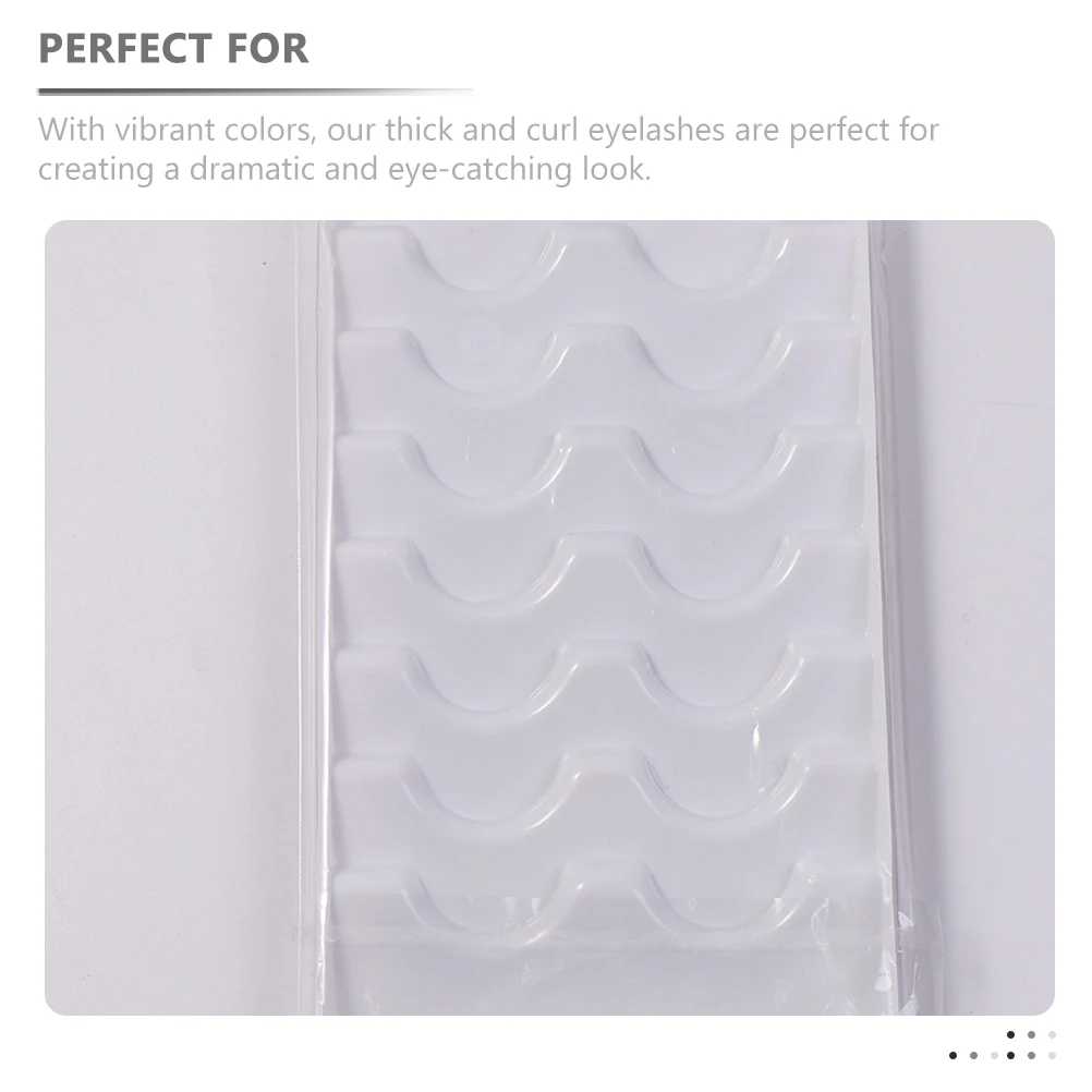 

7 Pairs Colored False Eyelashes Curly Thick Vibrant Lashes for Party Wedding Dramatic Eye Makeup Cosplay lash extensions fake