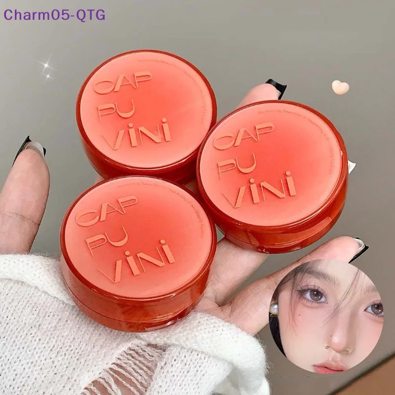 Cappuvini-crema de colorete suave y liso, color brillante, Color en expansión, hidratante de larga duración, tinte para mejillas, colorete facial, pigmento alto