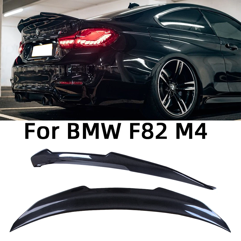 

For BMW M4 F82 PSM Style Carbon fiber Rear Spoiler Trunk wing 2014-2020