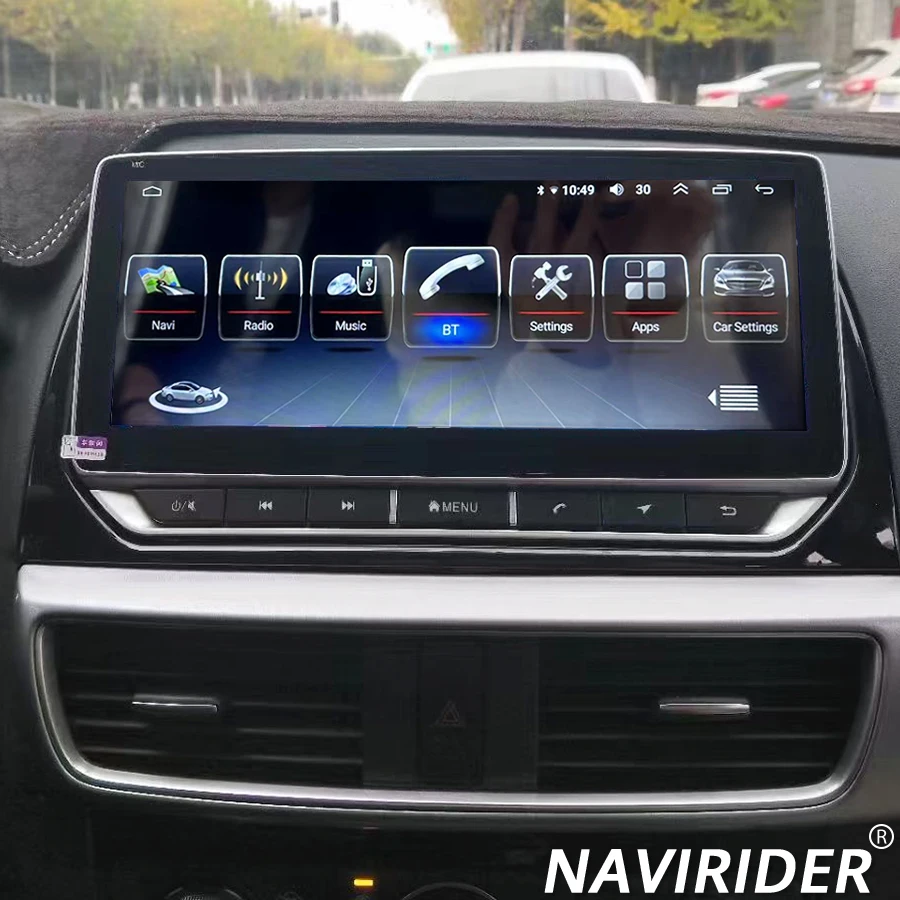 10.25 بوصة لمازدا CX-5 2014 2015 سيارة لتحديد المواقع أندرويد 14 ستيريو الوسائط المتعددة مشغل فيديو 2016 CX5 راديو Carplay رئيس وحدة IPS الشاشة #1