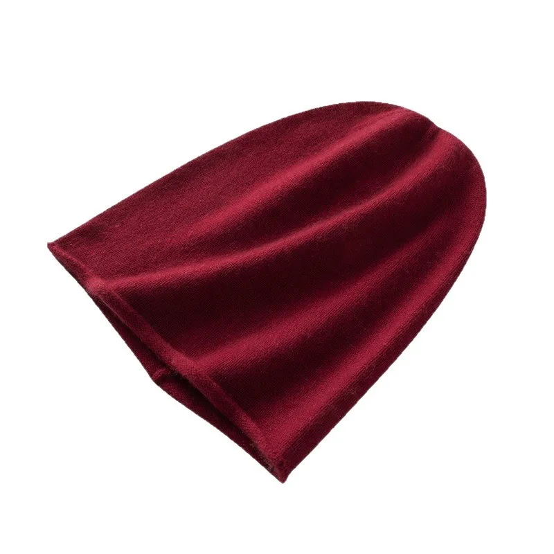 للجنسين قبعة الكشمير الكشمير كبيرة الحجم متماسكة بونيه الشتاء ترهل قبعة لينة متماسكة الكشمير قبعة للمشي الأنشطة في الهواء الطلق الشتاء