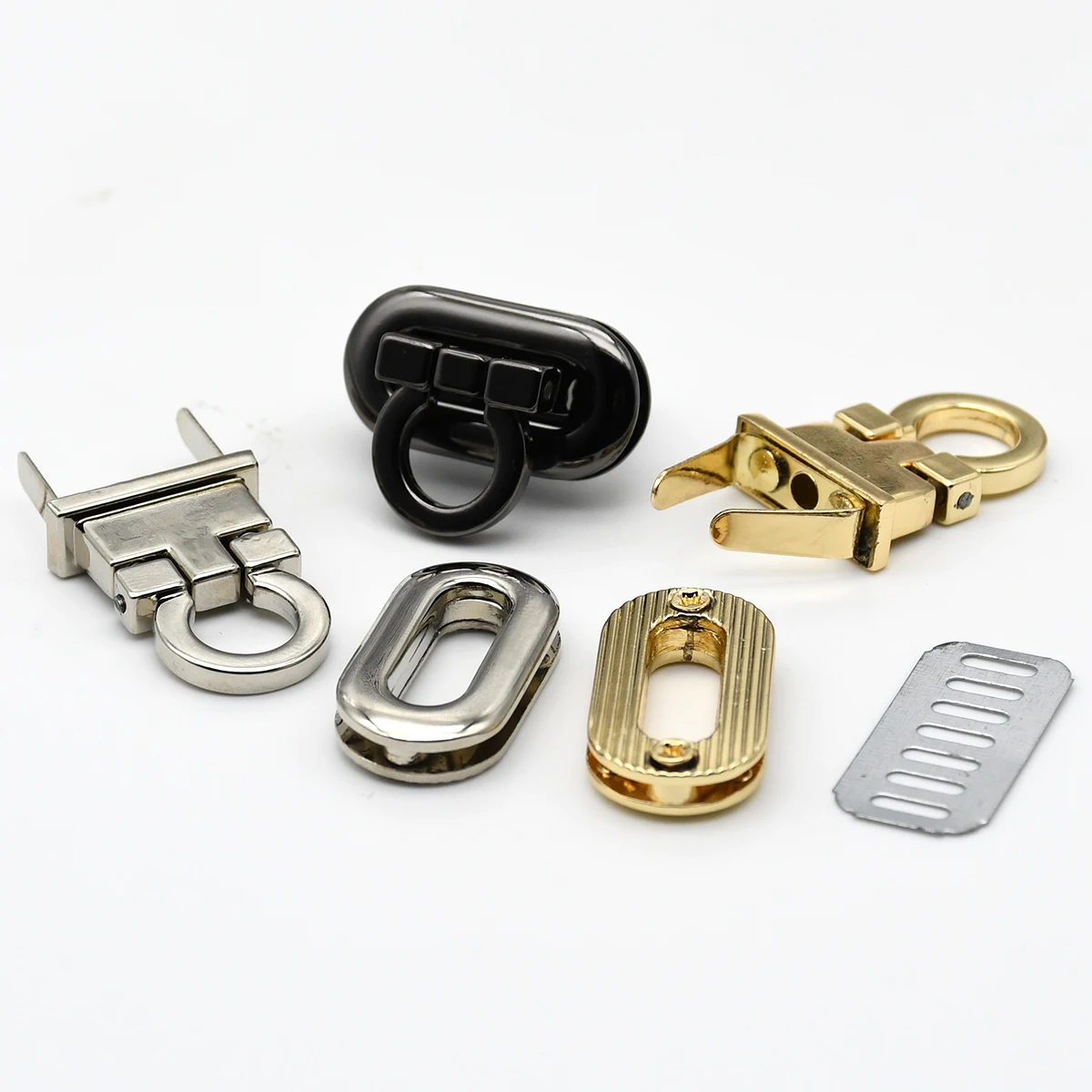 ล็อคกระเป๋ารูปไข่พับล็อค Push - Leatherwork Hardware บทวิจารณ์และราคา