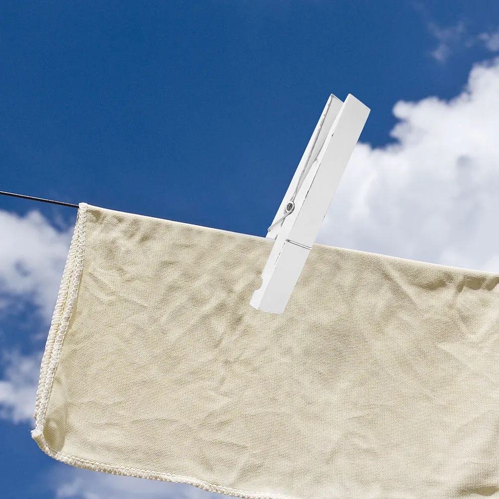 خشبية العملاقة الغسيل الحمام منشفة رف كبير ريفي كليب توفير المساحة حامل ديكور المنزل مشبك الغسيل العملاق حامل الملابس #1