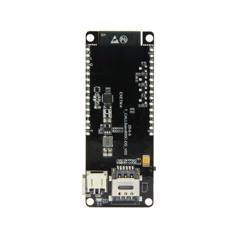 T-Call & SIM800C-DS V02 ESP32 Development Board Hardware Circuit Board