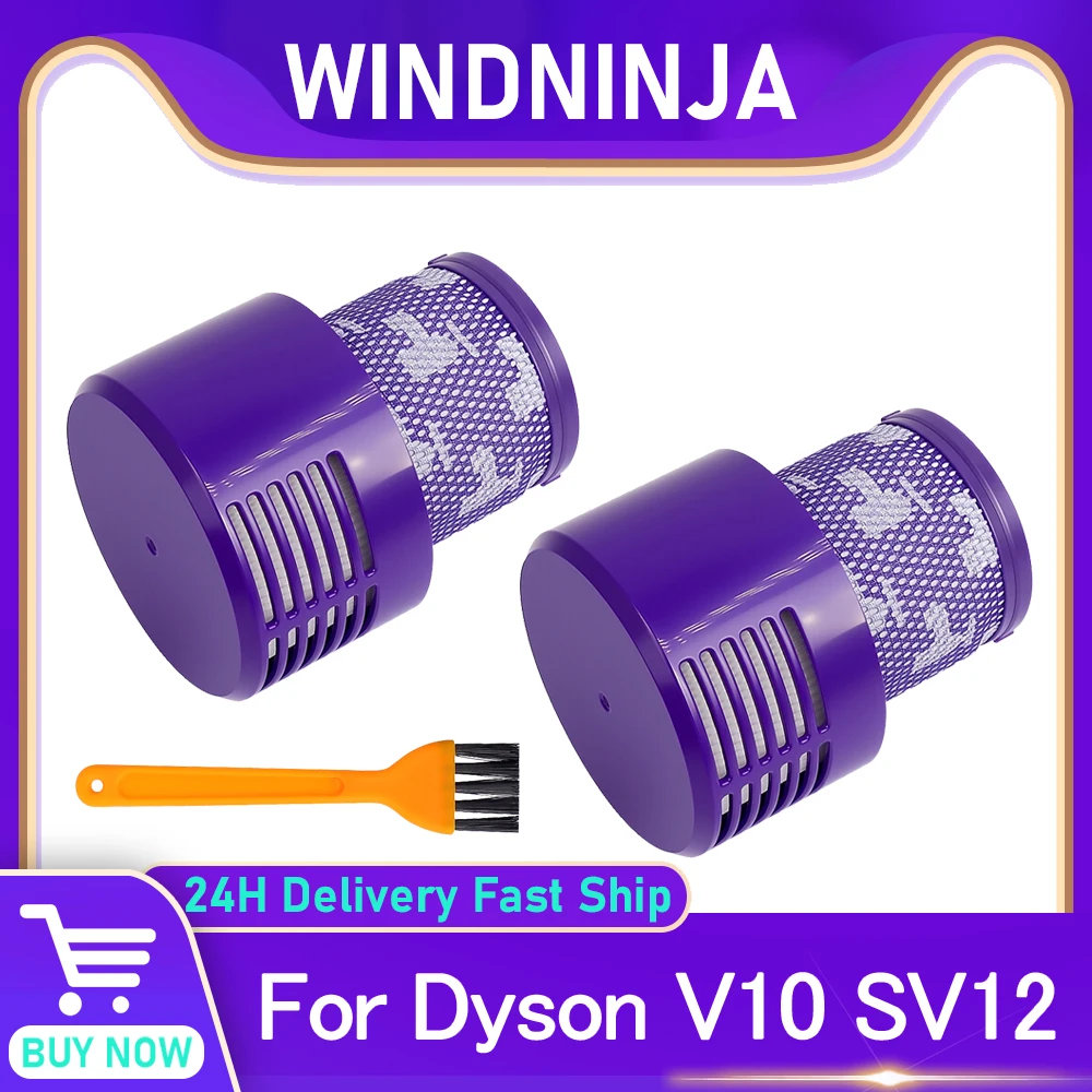 HEPA Filter For Dyson V10 SV12 Robot Vaccum Cleaner Washable Filter Replacement Accessories Home Cleaning Reusable Spare Parts