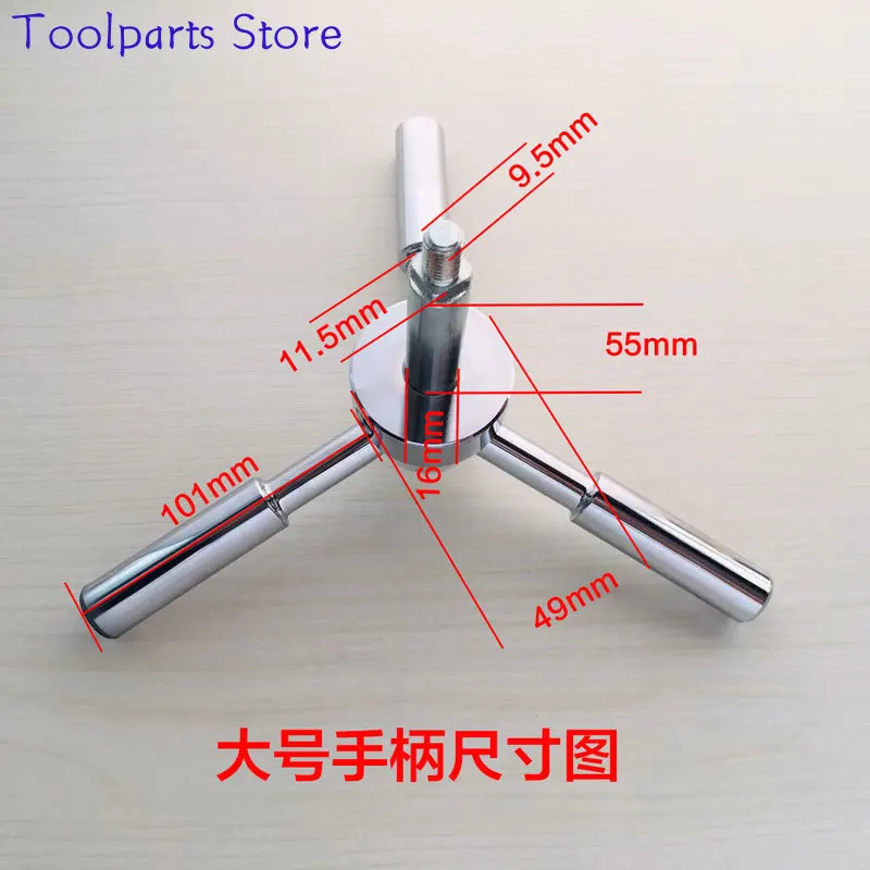 Triangle Handle Safe Door Handle Gun Cabinet Vault Door Mechanical Metal Lock