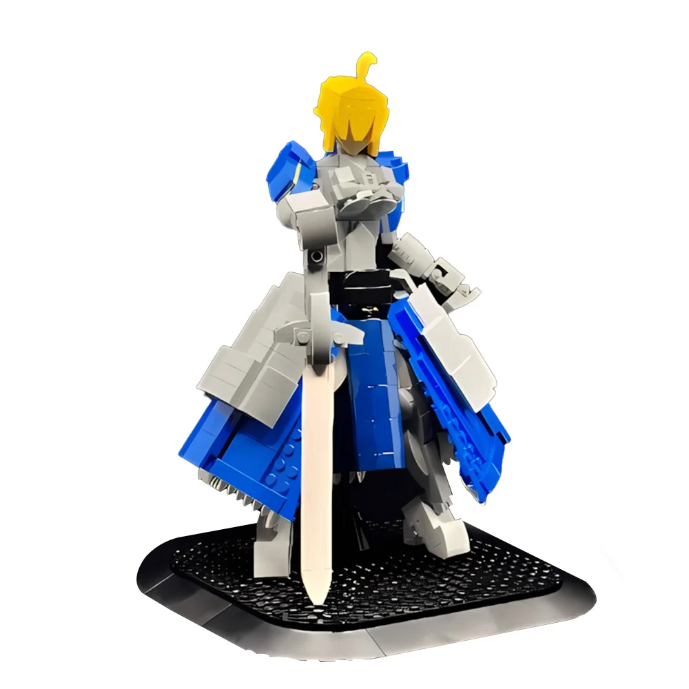 Gobricks MOC フェイトステイナイトセイバーズビルディングブロックモデルアドベンチャーゲームキャラクターレンガ diy 組み立ておもちゃ子供ギフト