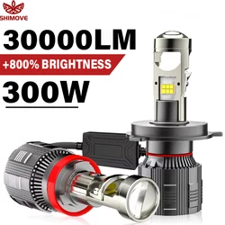 Auto Lamp Mini Lens LED H4 H7 H11 9005 9006 Bulbs H8 H9 Headlight Car Motorcycle Dual Projector Len High and low light 12V 24V