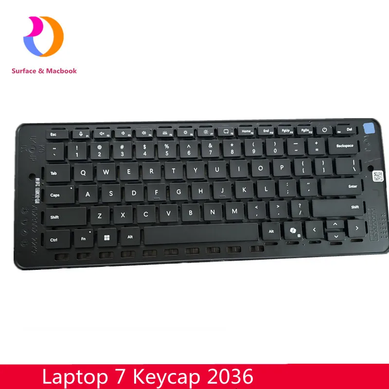 

NEW KeyCap For Microsoft Surface Laptop 7 key Cup Black US Layout 2036