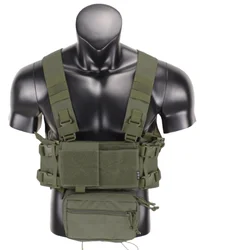 MK4 Chest Rig with 5.56/7.62 Magazine Pouch Holder, Pistol/Wing Pouch, Molle Dangler Pouch