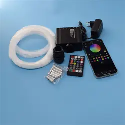 Aplikacja 16 W RGBW LED Światłowodowy silnik świetlny z silnikiem światłowodowym 6 W Strzelające gwiazdy 2 w 1