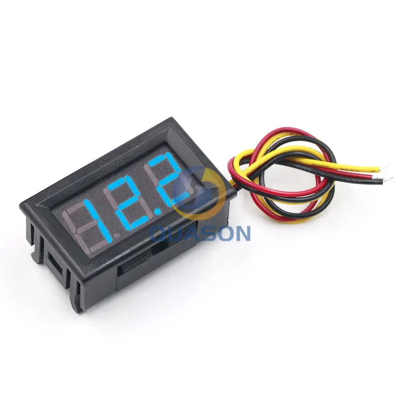 0.56 Inch Mini Red Green Blue LED Display Panel Voltage Meter Voltmeter Home Use Voltage 3 Three Digital DC 4.5V 30V 2 / 3 Wires